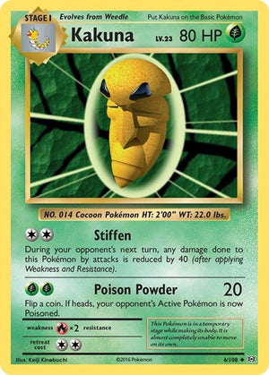 Pokemon TCG - XY - Evolutions - Kakuna - 6/108