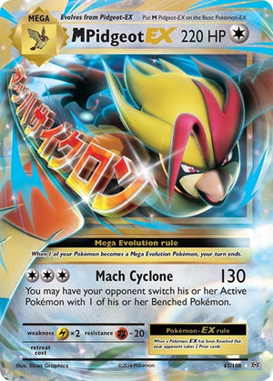 Pokemon TCG - XY - Evolutions - M Pidgeot EX - 65/108 - Holofoil