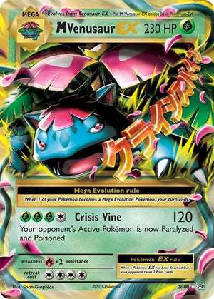 Pokemon TCG - XY - Evolutions - M Venusaur EX - 2/108 - Holofoil