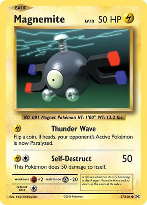 Pokemon TCG - XY - Evolutions - Magnemite - 37/108