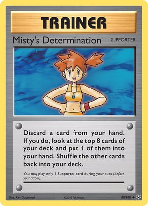 Pokemon TCG - XY - Evolutions - Misty's Determination - 80/108
