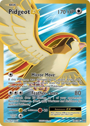 Pokemon TCG - XY - Evolutions - Pidgeot EX - 104/108 - Holofoil