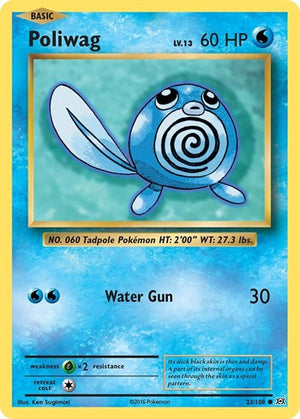 Pokemon TCG - XY - Evolutions - Poliwag - 23/108