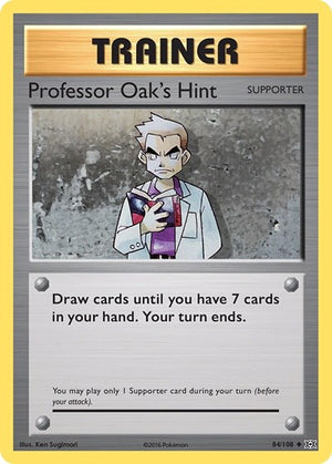 Pokemon TCG - XY - Evolutions - Professor Oak's Hint - 84/108