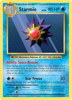 Pokemon TCG - XY - Evolutions - Starmie - 31/108