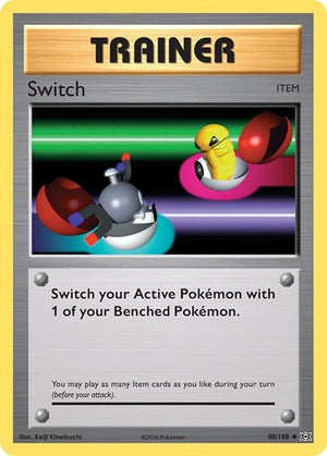 Pokemon TCG - XY - Evolutions - Switch - 88/108 - Reverse Holofoil