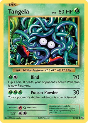 Pokemon TCG - XY - Evolutions - Tangela - 8/108