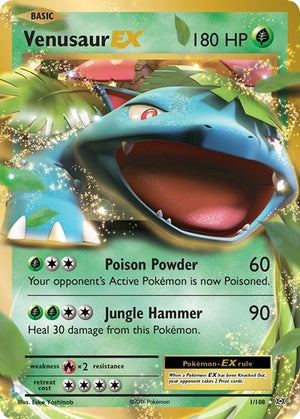 Pokemon TCG - XY - Evolutions - Venusaur EX - 1/108 - Holofoil