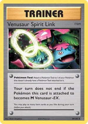 Pokemon TCG - XY - Evolutions - Venusaur Spirit Link - 89/108