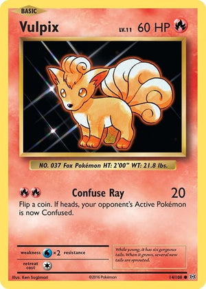 Pokemon TCG - XY - Evolutions - Vulpix - 14/108