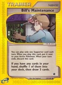 Pokemon TCG - Expedition - Bill's Maintenance - 137/165 - Reverse Holofoil