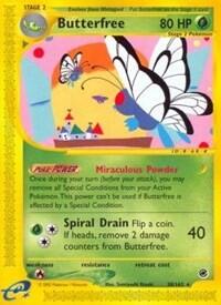 Pokemon TCG - Expedition - Butterfree - 038/165 - Reverse Holofoil