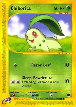 Pokemon TCG - Expedition - Chikorita - 100/165