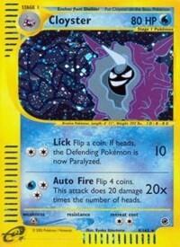Pokemon TCG - Expedition - Cloyster - 008/165 - Reverse Holofoil