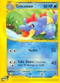 Pokemon TCG - Expedition - Croconaw - 074/165 - Reverse Holofoil