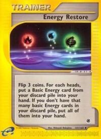 Pokemon TCG - Expedition - Energy Restore - 141/165
