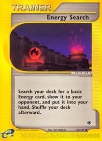 Pokemon TCG - Expedition - Energy Search - 153/165 - Reverse Holofoil