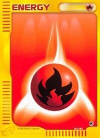 Pokemon TCG - Expedition - Fire Energy - 161/165