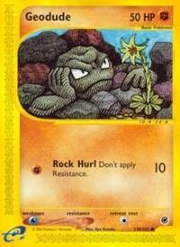 Pokemon TCG - Expedition - Geodude - 110/165 - Reverse Holofoil