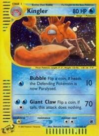 Pokemon TCG - Expedition - Kingler - 015/165 - Reverse Holofoil