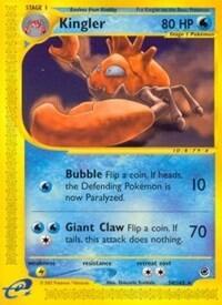 Pokemon TCG - Expedition - Kingler - 050/165