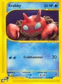Pokemon TCG - Expedition - Krabby - 115/165 - Reverse Holofoil