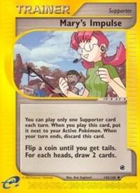 Pokemon TCG - Expedition - Mary's Impulse - 142/165 - Reverse Holofoil