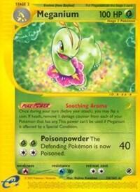 Pokemon TCG - Expedition - Meganium - 054/165 - Reverse Holofoil
