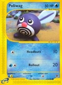 Pokemon TCG - Expedition - Poliwag - 125/165 - Reverse Holofoil