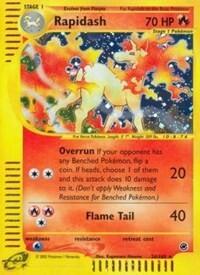 Pokemon TCG - Expedition - Rapidash - 026/165 - Reverse Holofoil
