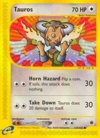 Pokemon TCG - Expedition - Tauros - 133/165