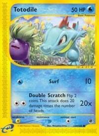 Pokemon TCG - Expedition - Totodile - 134/165