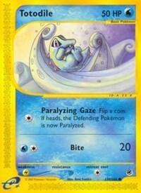 Pokemon TCG - Expedition - Totodile - 135/165