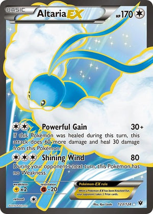 Pokemon TCG - XY - Fates Collide - Altaria EX - 123/124 - Holofoil
