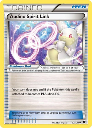 Pokemon TCG - XY - Fates Collide - Audino Spirit Link - 92/124