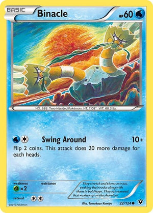 Pokemon TCG - XY - Fates Collide - Binacle - 22/124