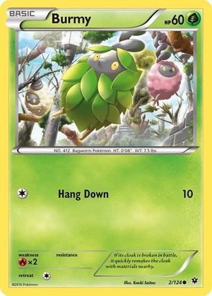 Pokemon TCG - XY - Fates Collide - Burmy - 2/124