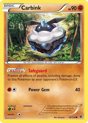 Pokemon TCG - XY - Fates Collide - Carbink - 50/124