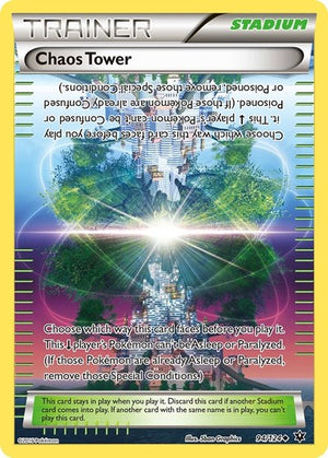 Pokemon TCG - XY - Fates Collide - Chaos Tower - 94/124 - Reverse Holofoil
