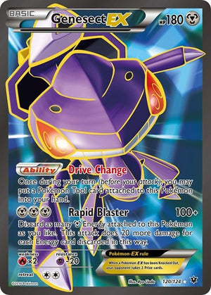 Pokemon TCG - XY - Fates Collide - Genesect EX - 120/124 - Holofoil