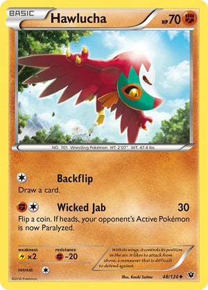 Pokemon TCG - XY - Fates Collide - Hawlucha - 48/124