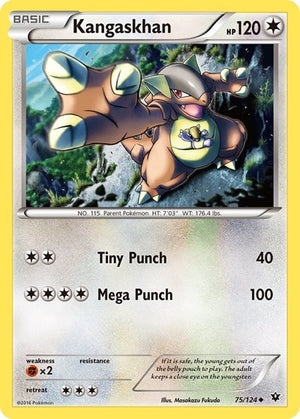 Pokemon TCG - XY - Fates Collide - Kangaskhan - 75/124