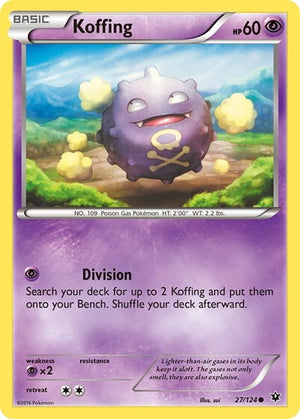 Pokemon TCG - XY - Fates Collide - Koffing - 27/124