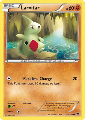 Pokemon TCG - XY - Fates Collide - Larvitar - 40/124