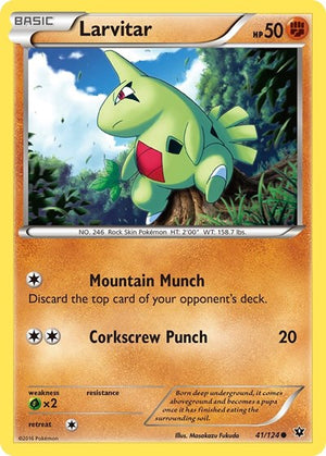 Pokemon TCG - XY - Fates Collide - Larvitar - 41/124