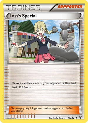 Pokemon TCG - XY - Fates Collide - Lass's Special - 103/124