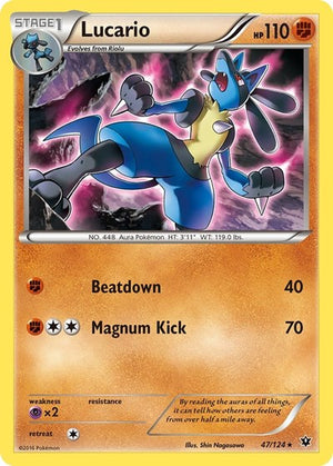 Pokemon TCG - XY - Fates Collide - Lucario - 47/124