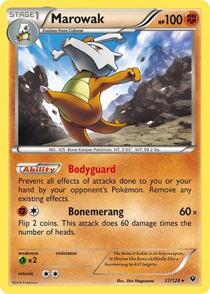 Pokemon TCG - XY - Fates Collide - Marowak - 37/124