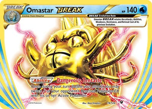 Pokemon TCG - XY - Fates Collide - Omastar BREAK - 19/124 - Holofoil