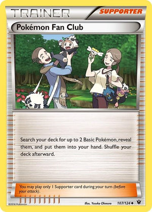 Pokemon TCG - XY - Fates Collide - Pokemon Fan Club - 107/124